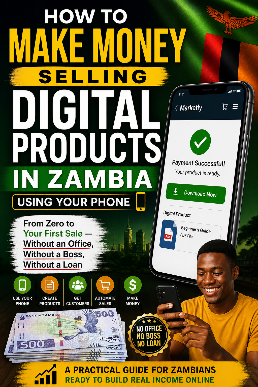 HOW TO MAKE MONEY SELLING DIGITAL PRODUCTS IN ZAMBIA USING YOUR PHONE